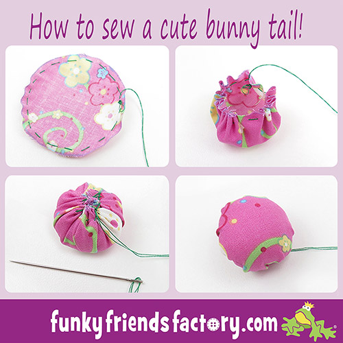 How to sew a bunny tail