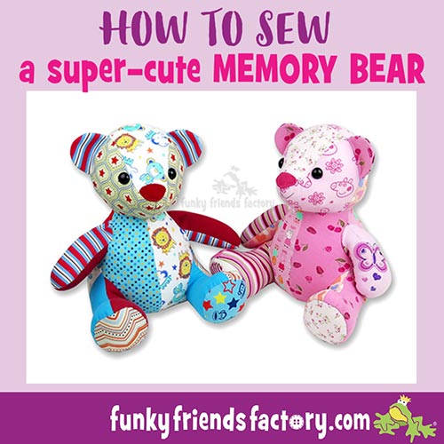 How to sew a memory bear