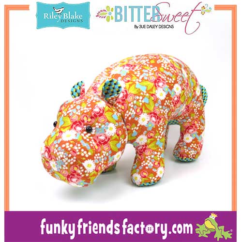 Bittersweet-Fabric-SueDaley-Riley Blake-hippo-pattern