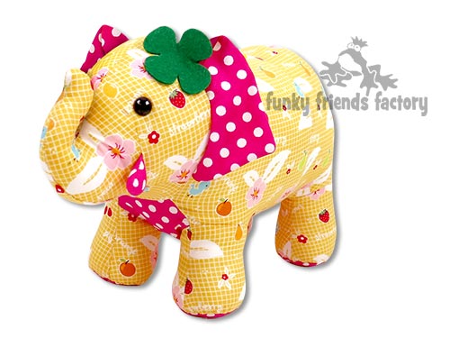 GOOD LUCK Elephant pattern