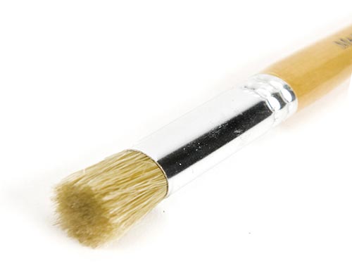 Cut-off paintbrush