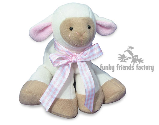 lamb baby toy