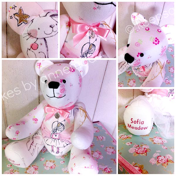 memory bear baby clothes keepsake bear