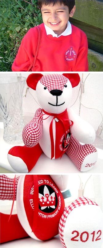 school uniform keepsake bear