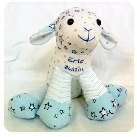 Keepsake Toy Lamb - Bunty's Basket Keepsakes