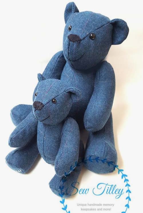 Mini Keepsake Bear pattern - made by reducing the size of the Calico Bear  pattern to make…