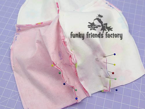 Memory Bear Keepsake Pattern darts