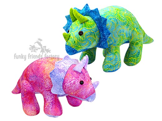 TRICERATOPS dinosaur sewing pattern