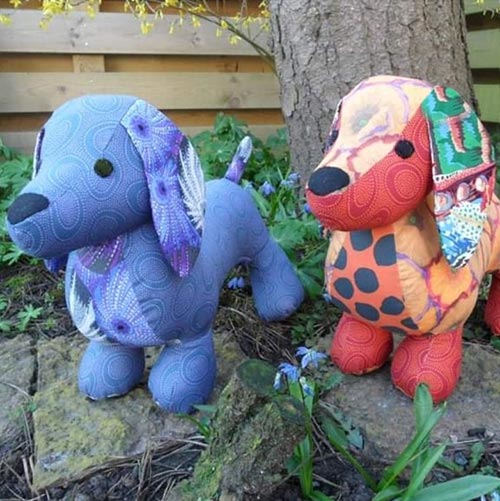 Dachshund sewing pattern sewn by KarinEkman