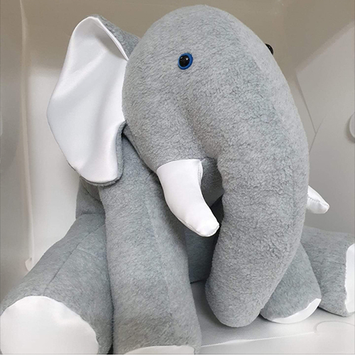 Elephant keepsake sewn by GailMacKnight