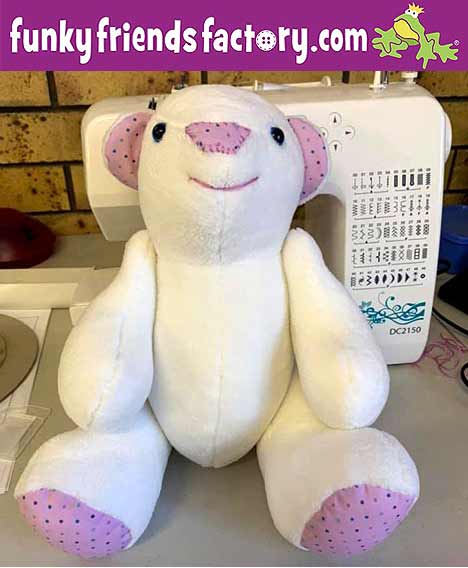 FREE Memory Bear pattern sewn by Jemima Brady