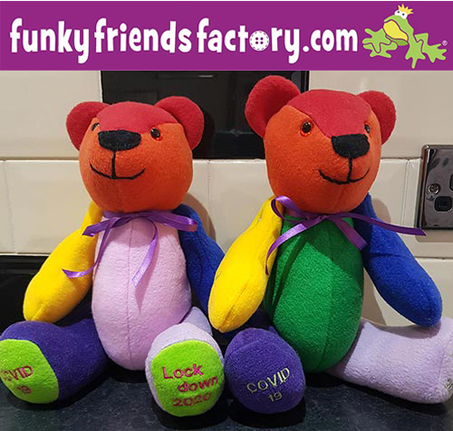 Funky friends memory bear 2025