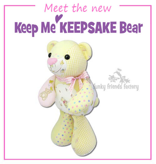 Meet the new Keep Me KEEPSAKE Bear Pattern