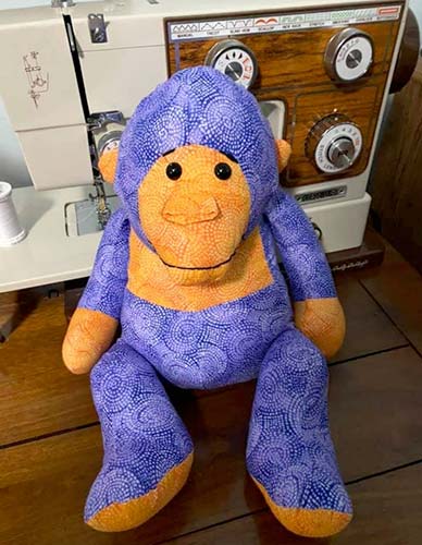 Gorilla Pattern sewn by BetsyChristman