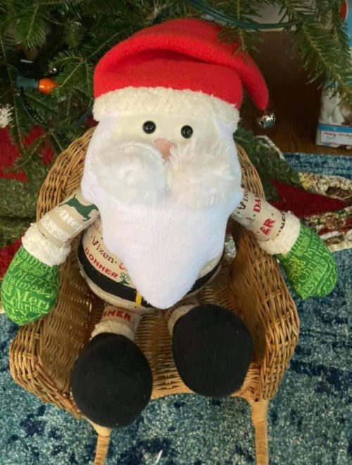 Santa sewn by Karen long