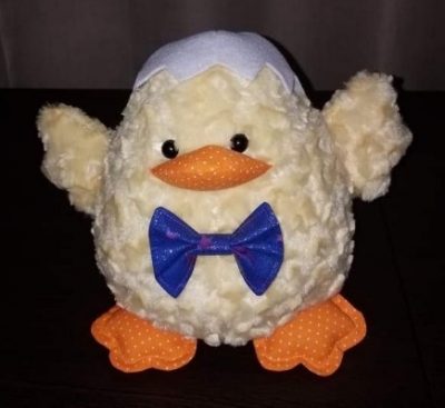 Egghead Easter Chick pattern sewn by Cherie e
