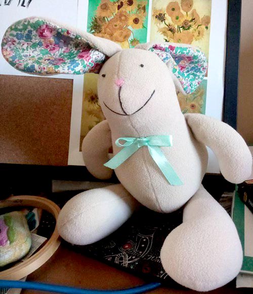Baby Bunny Pattern sewn by Denise Caddy