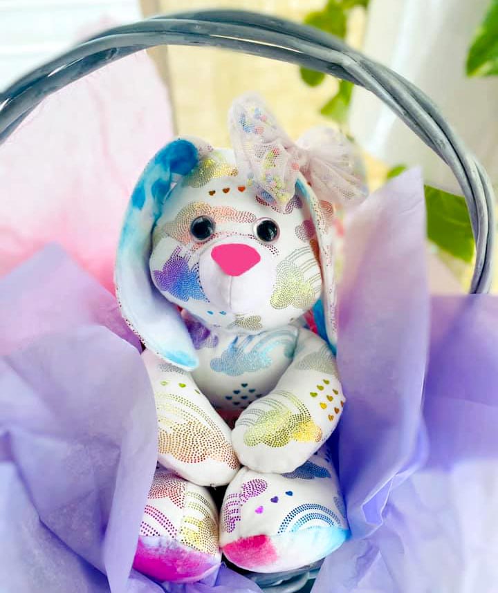 Easter Bunny sewing pattern sewn by Ahleigh Ray