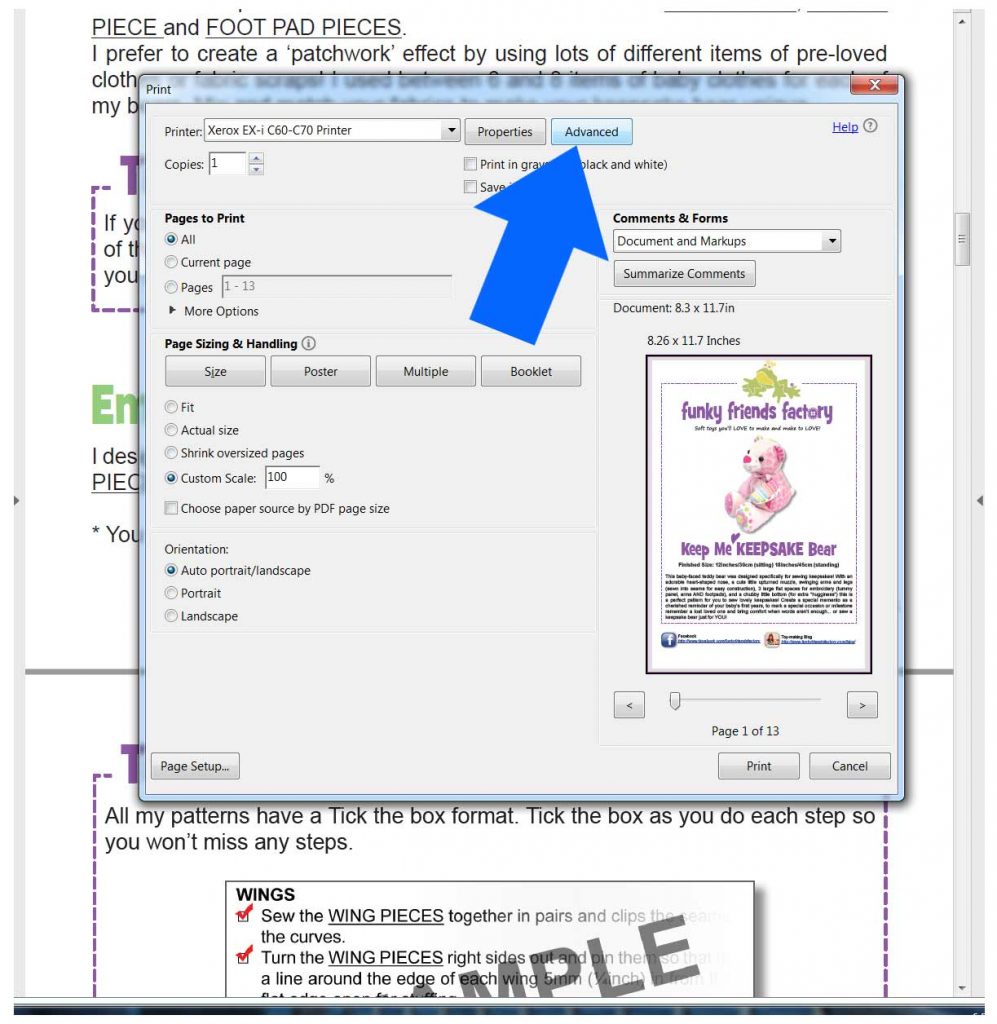 Printer-advanced-settings