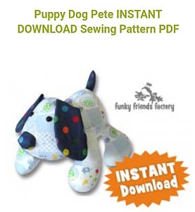 Puppy Dog Sewing Pattern