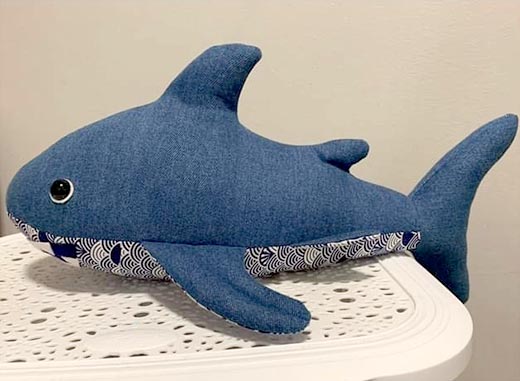 Shark sewing pattern sewn by CarolineJones
