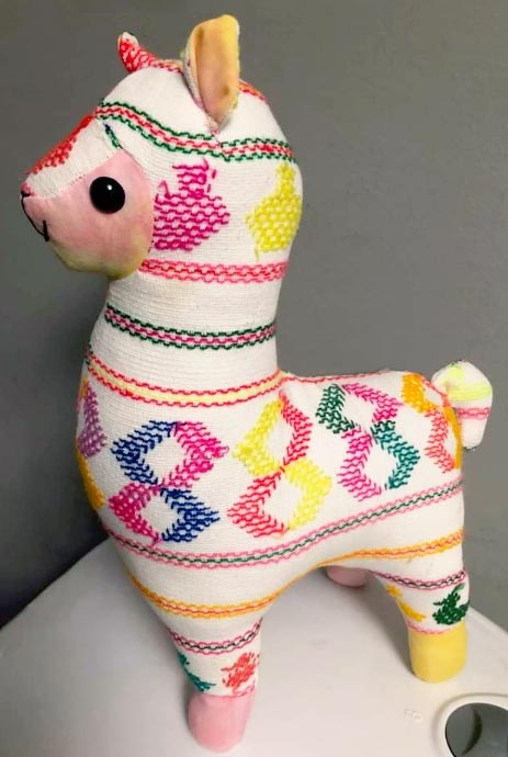 Alpaca pattern sewn by KathyVorseDickinson