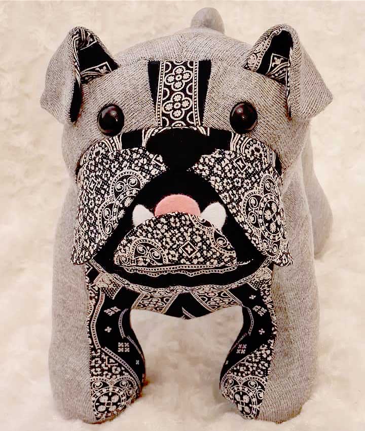 Bulldog Keepsake Pattern - sewn by VanessaHeaviside