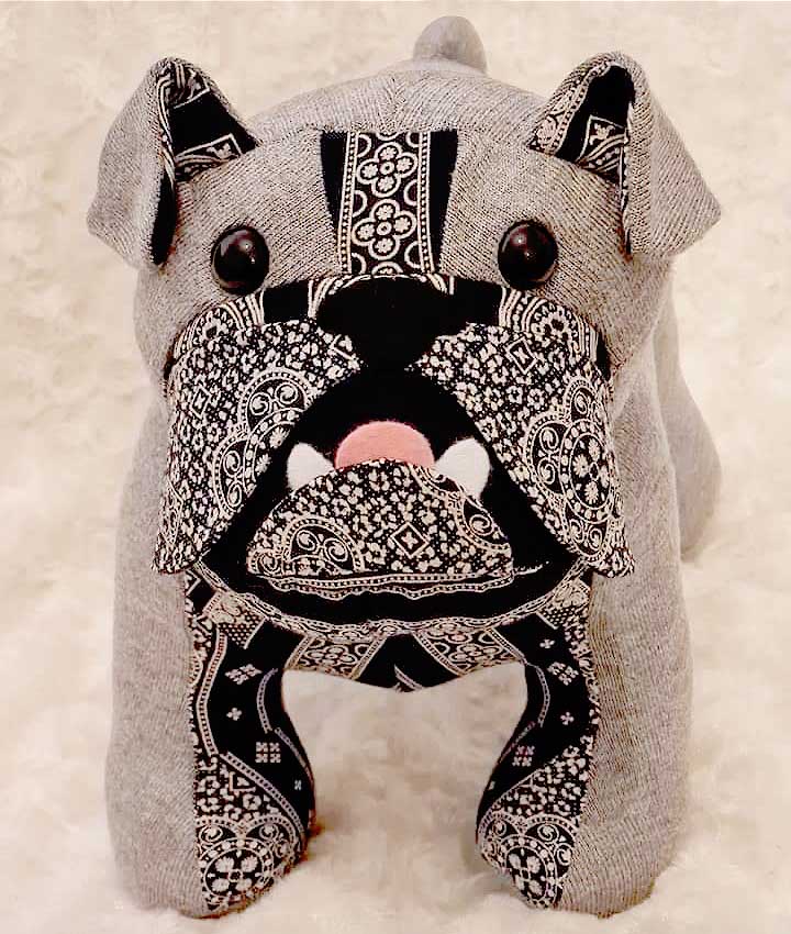 Bulldog Keepsake Pattern - sewn by VanessaHeaviside