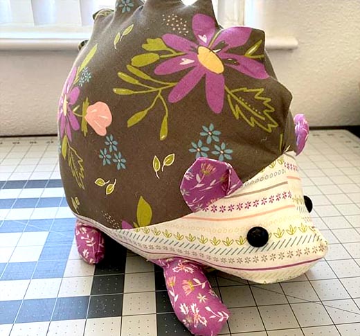 Hedgehog pattern sewn by StaceyQuickHayes