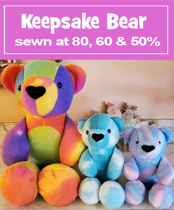 Keepsake Bear Pattern reduced to 80 60 50%