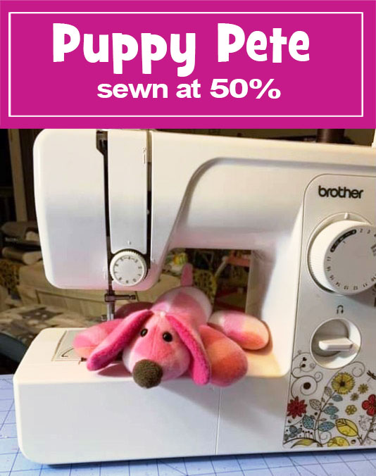 Puppy Dog pattern reduced 50٪ by Jessica Breitschwerdt