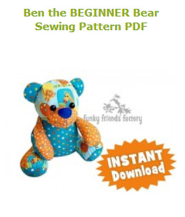 Ben Beginner Bear Pattern Product