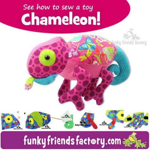 coco chameleon doll