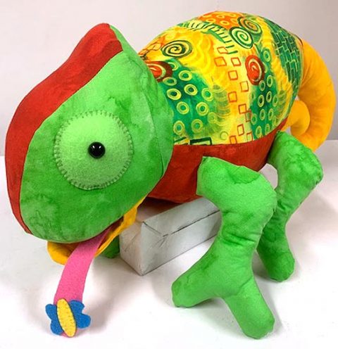 coco chameleon doll