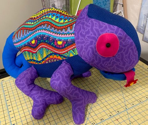 coco chameleon doll