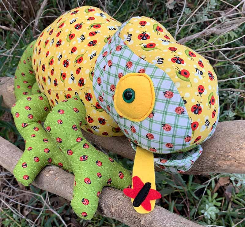 Chameleon Pattern sewn by Shazz McHarry