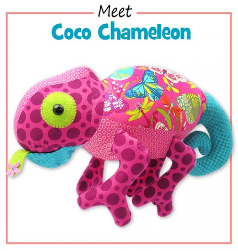 coco chameleon doll