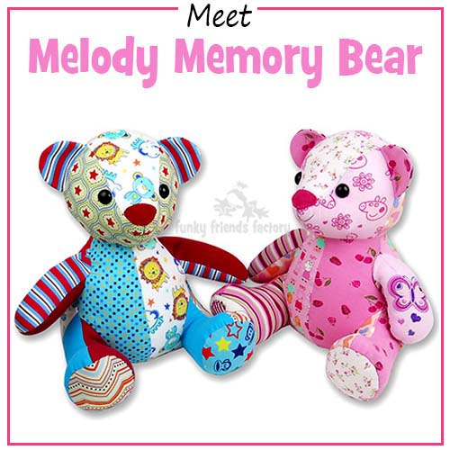 How to Sew a Memory Bear  Sewing Pattern Review - Too Much Love