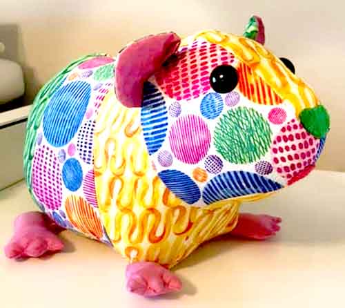 Guinea Pig sewing Pattern sewn by CindySchreiner