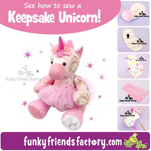 KEEPSAKE UNICORN Pattern ready for release! | Funky Friends Factory