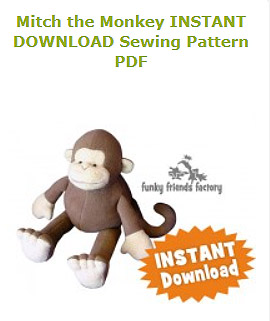 Monkey sewing pattern