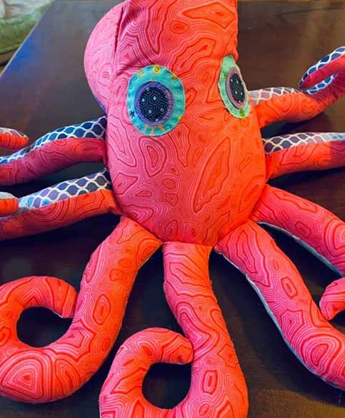 Octopus Pattern sewn by JanelleLee