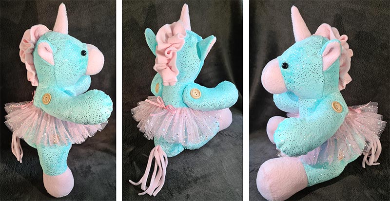 Unicorn Keepsake Pattern sewn by Hayley Sayers,Soft Federation