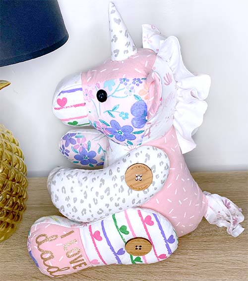 Unicorn Keepsake Pattern sewn by Jasmin Hutchison