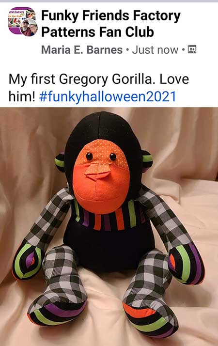 Gorilla Halloween by Maria e. Barnes