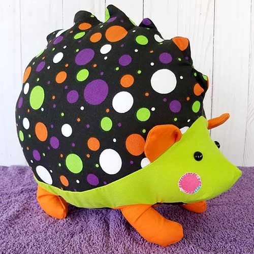 Hedgehog Sewing pattern,Halloween sewn by Sue C McLenon