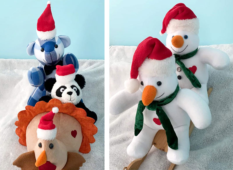 Free Hat Pattern for Christmas toys sewn by PaulaBolevins