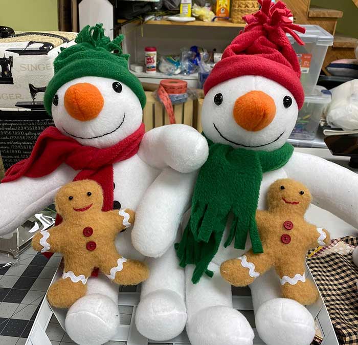 Snowman-ginger-sewn-by-Maria-galante-moore