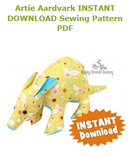Aardvark-sewing-pattern