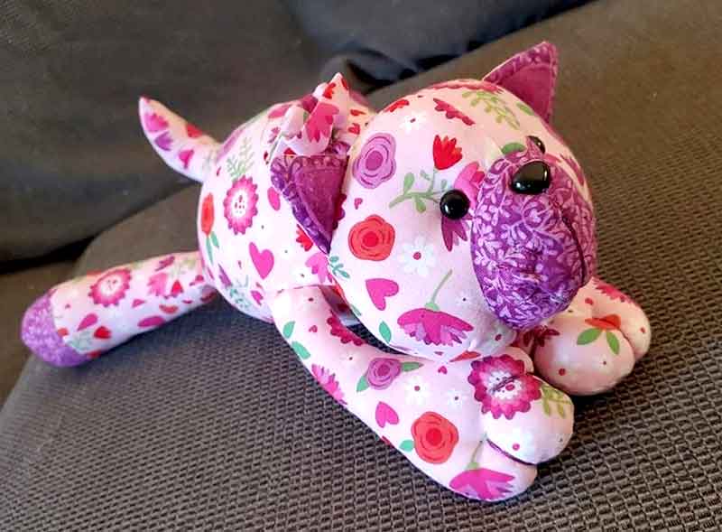 Kitty Kate Cat Pattern by Pauline McArthur sewn by Barb O-S
